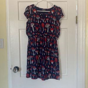 Modcloth Mushroom Print Dress 🍄